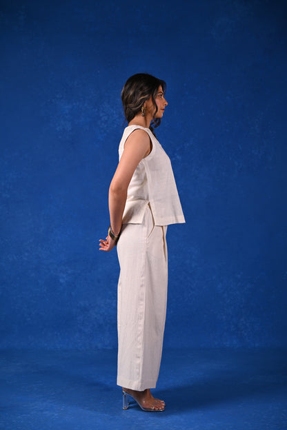 Tunic, Front & Back Pleating Detail