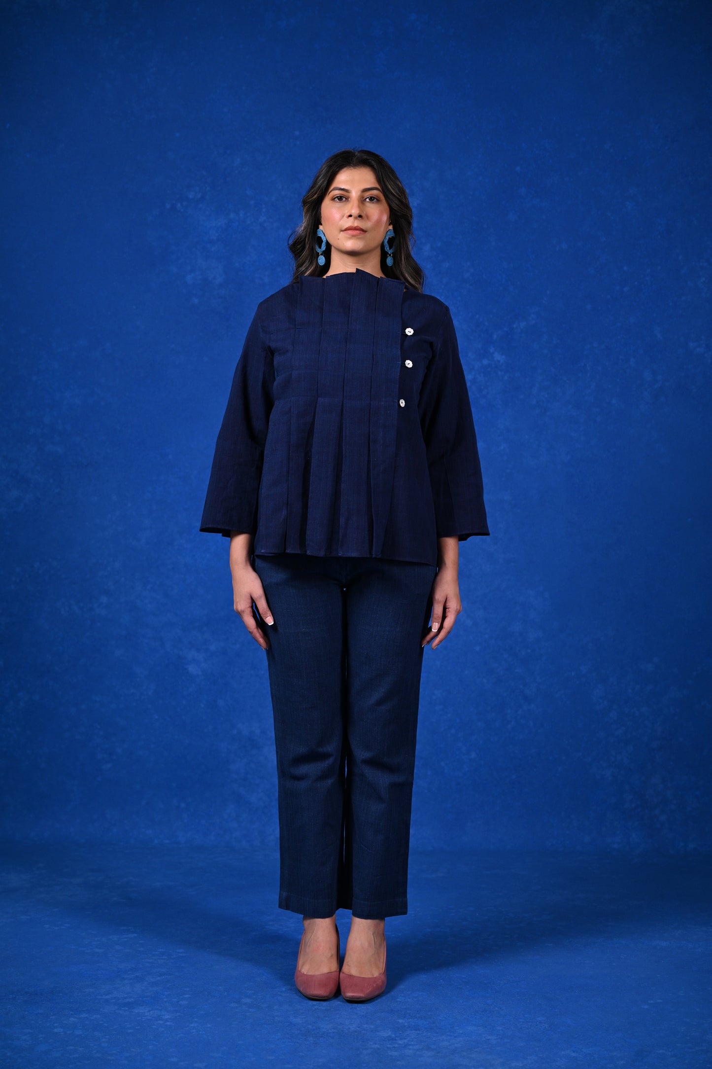 Mimosa, Tunic Pleated & Folded