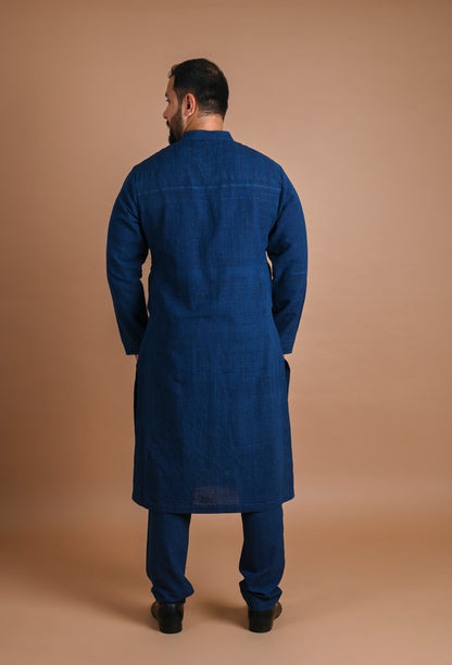 Hairat Men's Kurta Pintuck Detailng