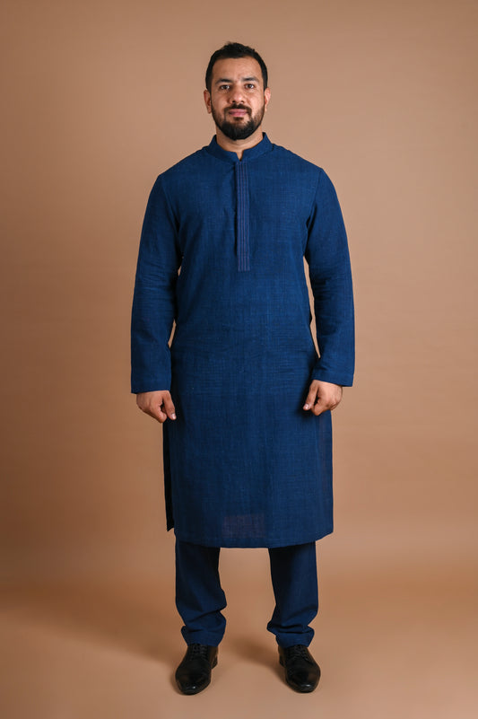 Hairat Men's Kurta Pintuck Detailng