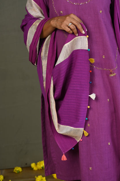 Uneven Panelled Dupatta