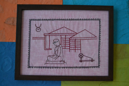 Mural of Gandhi Ashram