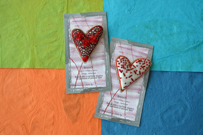 Brooch - Hearts Sets Of 2