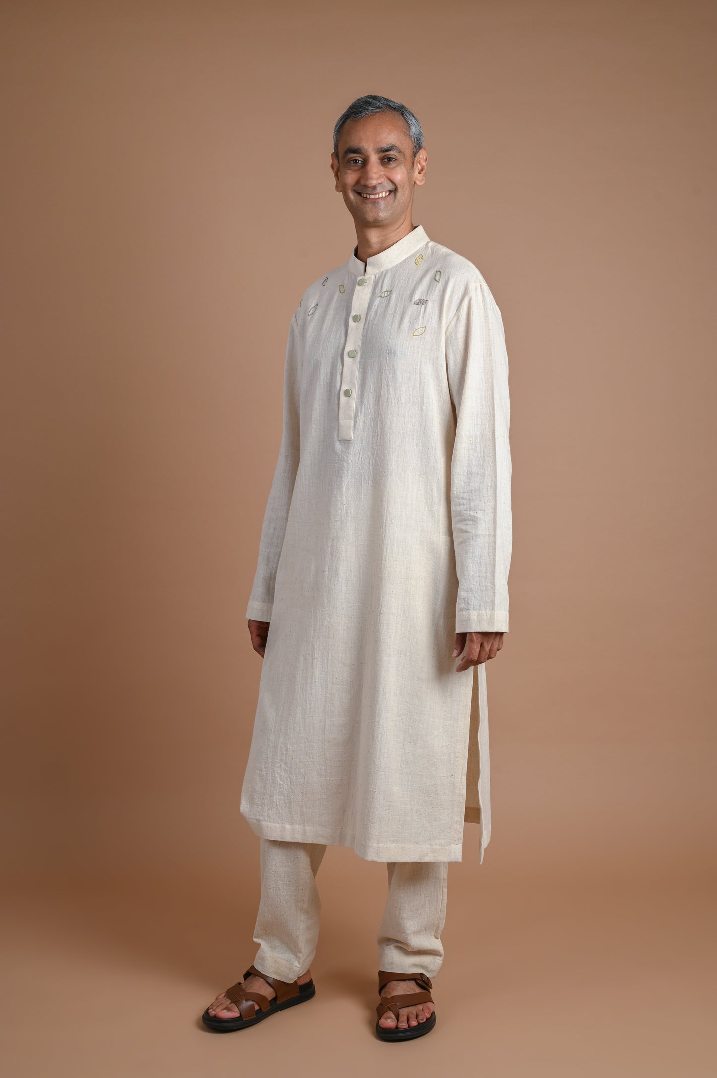 Aamod Patti embroidery Men's Kurta