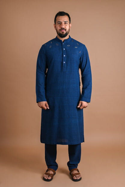 Aamod Patti embroidery Men's Kurta