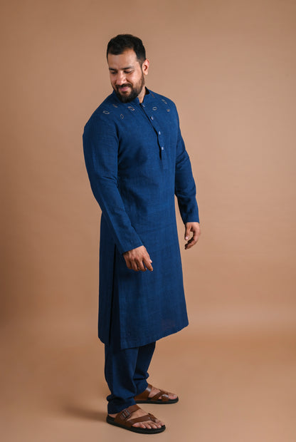 Aamod Patti embroidery Men's Kurta