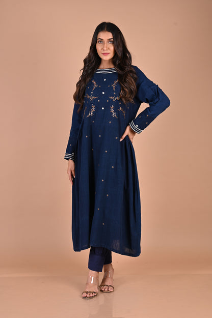 NILAM Kurta Side Pleated