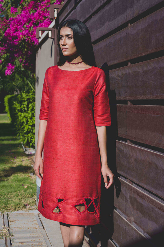 CHHAL Dress - Cutwork Embroidered